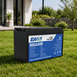 EASUN POWER Lifepo4 Lithium Iron Phosphate Battery 12v 100Ah 12.8V