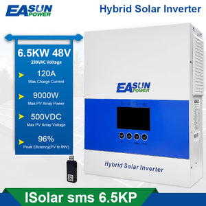 EASUN POWER 6.5KW Off Grid Inverter 120A MPPT Charger Parallel 3 Phase With WiFi