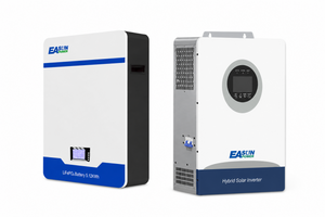 Easun 5kwh 10kwh 15kwh Powerwall 48v Lifepo4 Battery 51.2v 100Ah 200Ah 300Ah 10 Years Warranty