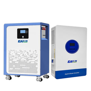Easun 5kwh 10kwh 15kwh Powerwall 48v Lifepo4 Battery 51.2v 100Ah 200Ah 300Ah 10 Years Warranty