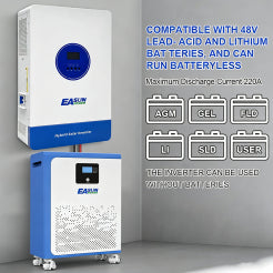 EASUN POWER 11KW Soalr Inverter MPPT 150A Charger 220VAC 48VDC