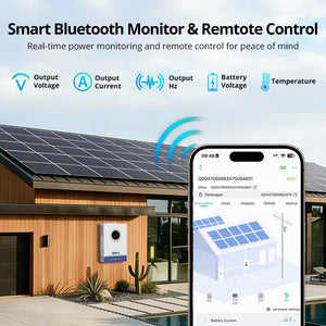 EASUN POWER 12KW 48V Hybrid Inverter 150A Solar Charger Dual MPPT WIFI