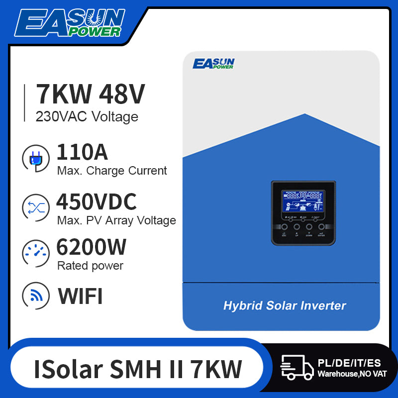 EASUN POWER 7KW Off Grid Solar Inverter 110A MPPT Charger