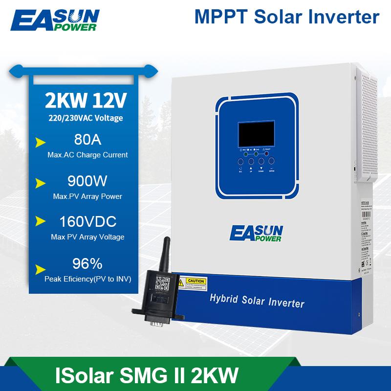 EASUN POWER 2KW Off Grid Solar Inverter 80A MPPT Charge Controller