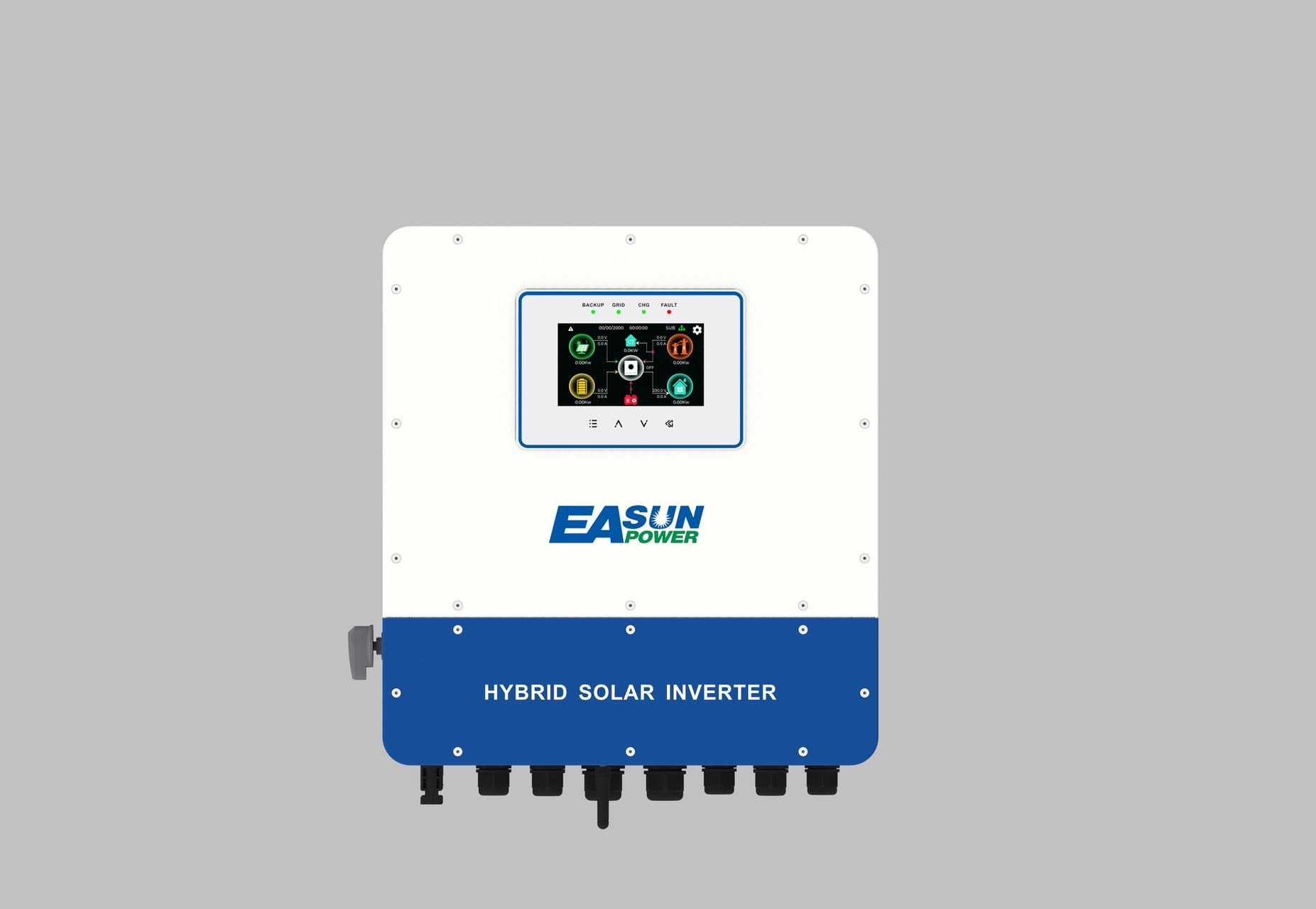 Easun 6kW 48V Hybrid Solar Inverter Dual MPPT Battery-Feedin IP65 WiFi