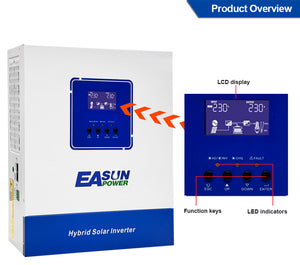 EASUN POWER 3.6KW Solar Inverter 120A MPPT Solar Charge Controller With Wifi