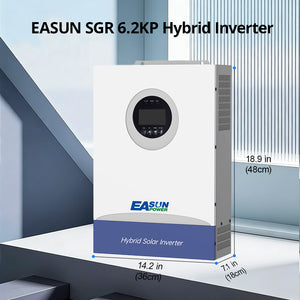 EASUN POWER 6.2kW 48V Hybrid Inverter 100A MPPT Support Parallel with WIFI