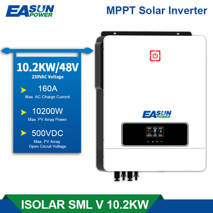 EASUN POWER 10.2KW Solar Inverter MPPT 220VAC 48VDC