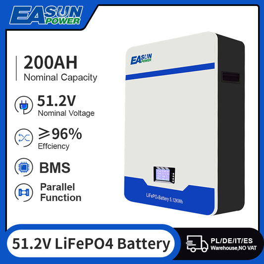 EASUN POWER 48V 51.2V 200AH LiFePO4 Battery