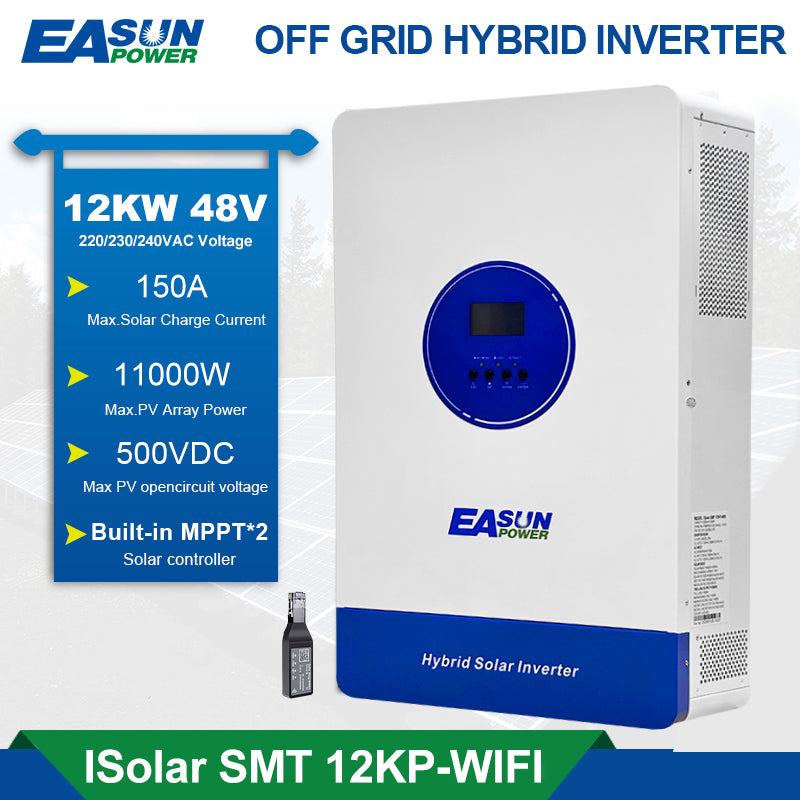 EASUN POWER 11KW Soalr Inverter MPPT 150A Charger 220VAC 48VDC