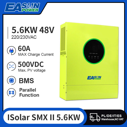 EASUN POWER 5600W Solar Inverter 80A MPPT  48V 230V