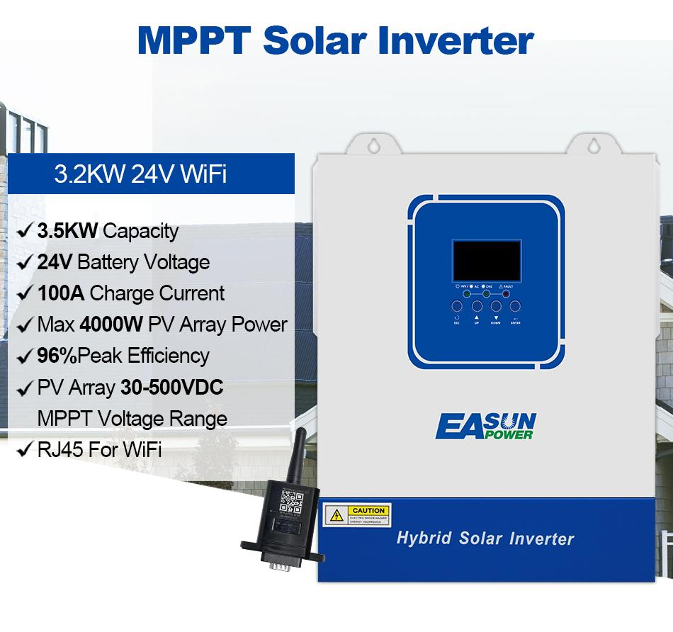 EASUN POWER 3.2KW Off Grid Solar Inverter MPPT Charger