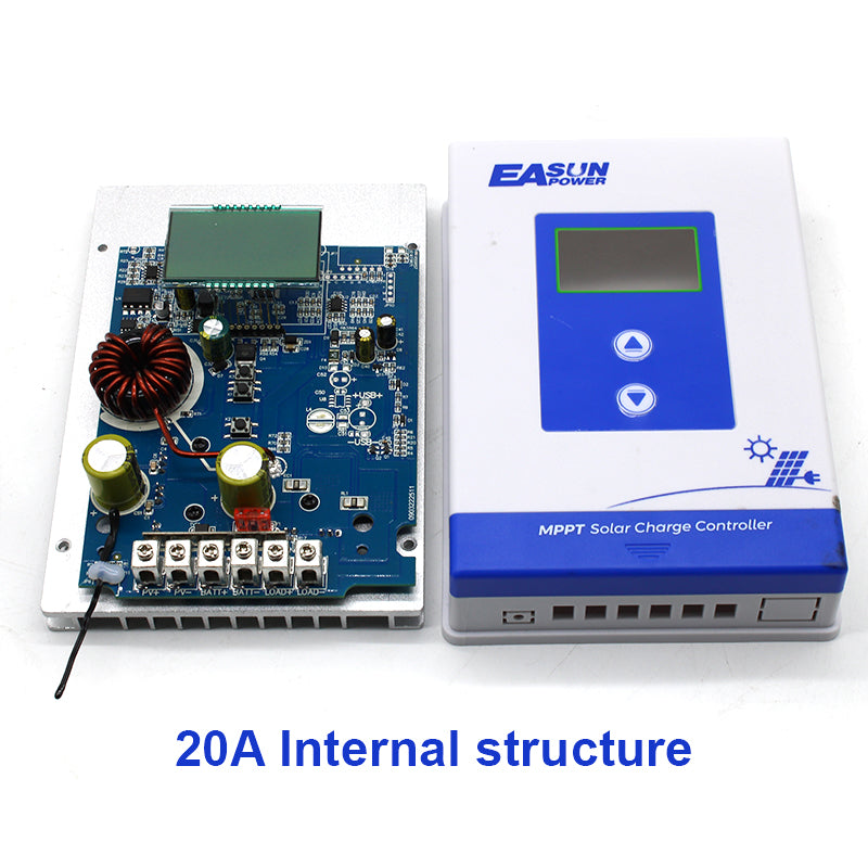 EASUN POWER 40A 30A 20A MPPT Solar Charger Controller 12V 24V