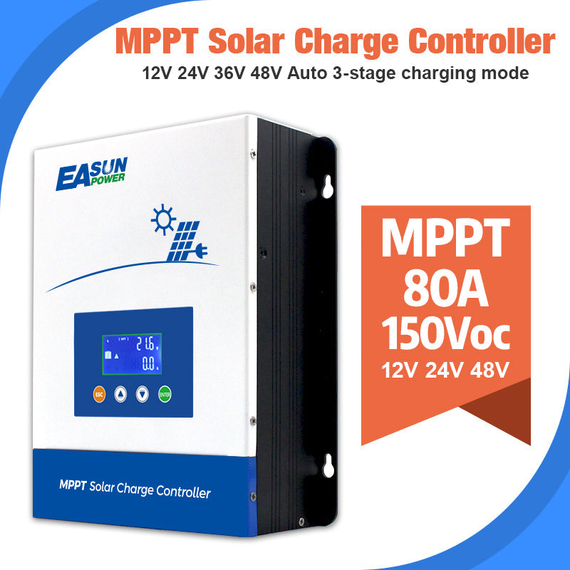 EASUN POWER 80A MPPT Solar Charger Controller