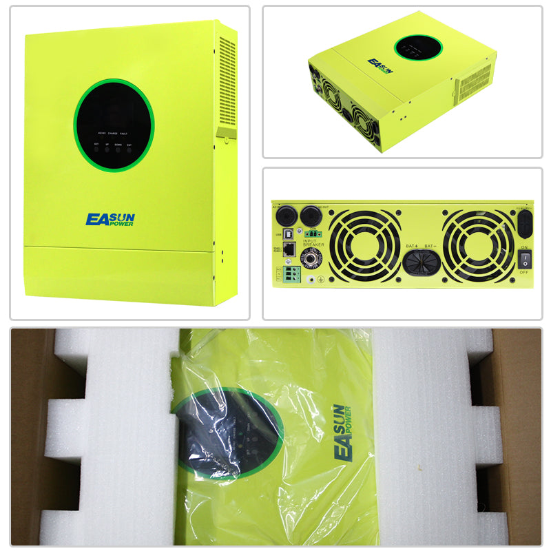 EASUN POWER 3600w Solar Inverter MPPT  500VDC 80A